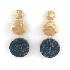 Three Tier Deco Drop EarringsArt Deco inspired ear